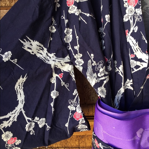 Japanese Yukata Kimono Set - Picture 5 of 11
